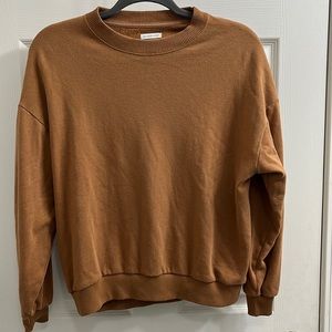 Small Burnt Orange/Brown American Eagle Crewneck